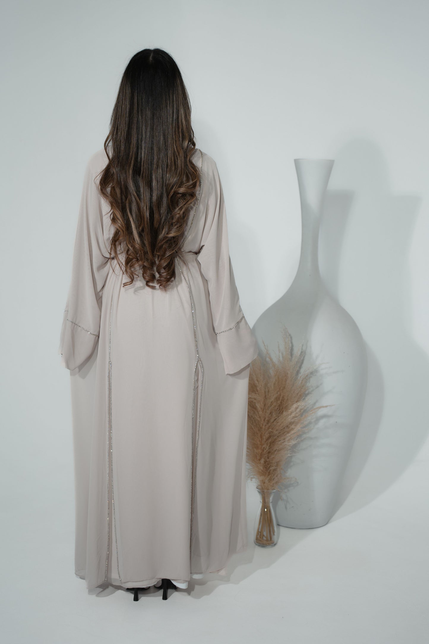 Chiffon Abaya with Detail