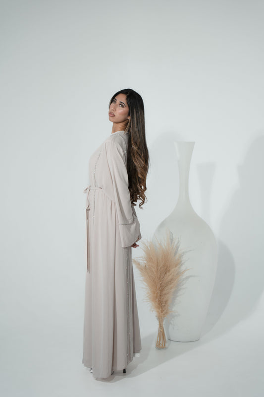 Chiffon Abaya with Detail