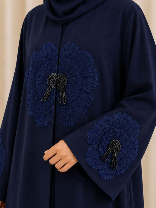 Azure Elegance Abaya